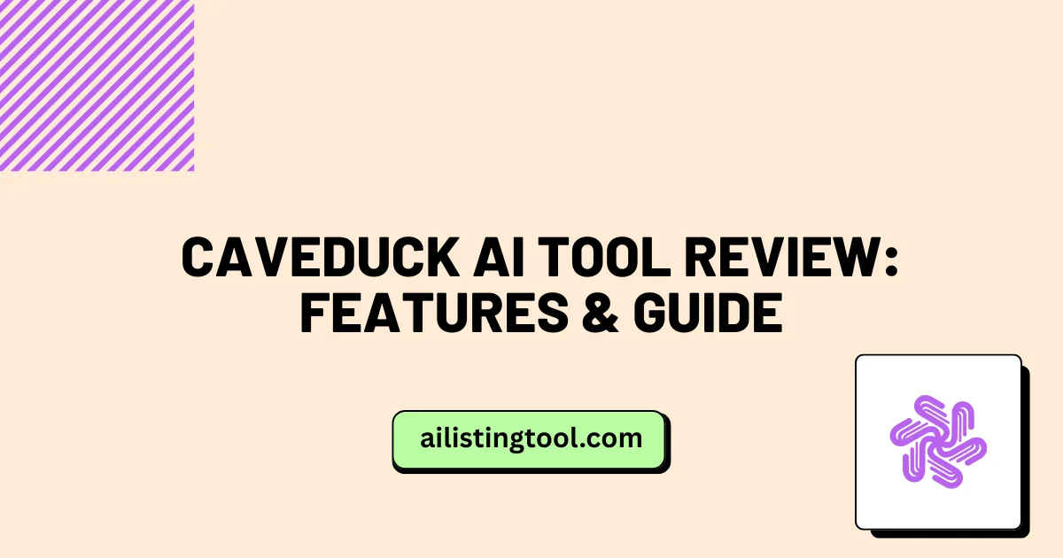 Caveduck AI Tool Review: Features & Guide - AIListingTool