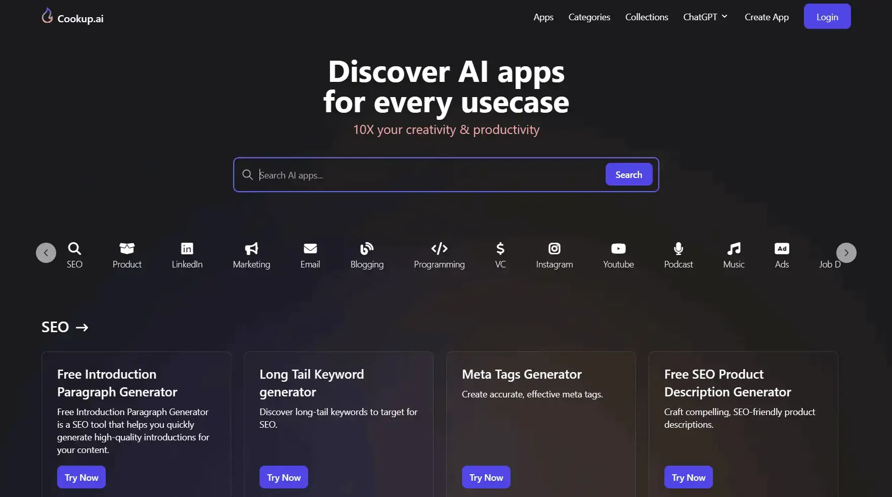 Cookup AI: Features, Pricing & Platform Guide - AIListingTool
