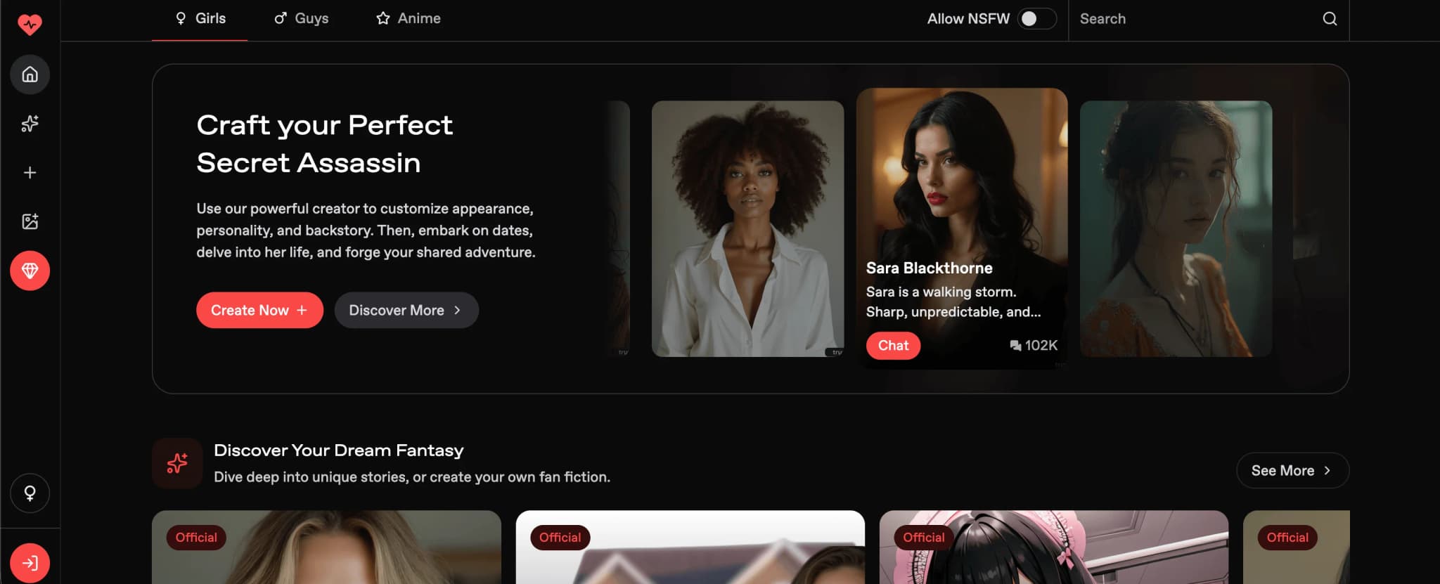 Nectar AI ā Custom Roleplay Chat & Media Creation - AIListingTool
