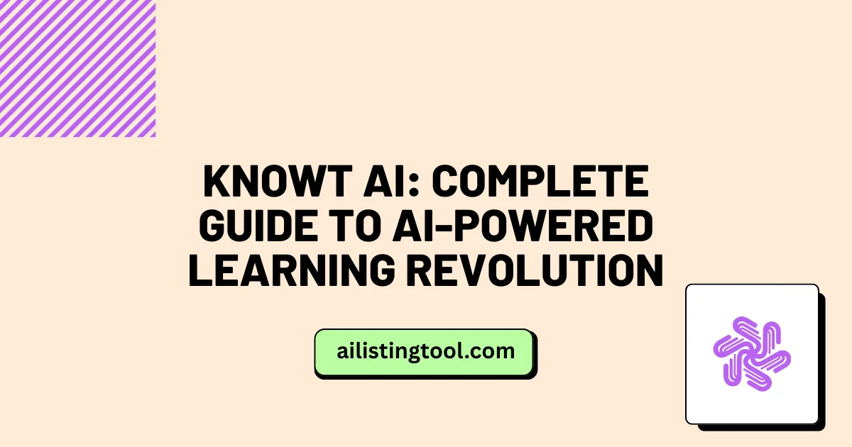Knowt AI: Complete Guide to AI-Powered Learning Revolution