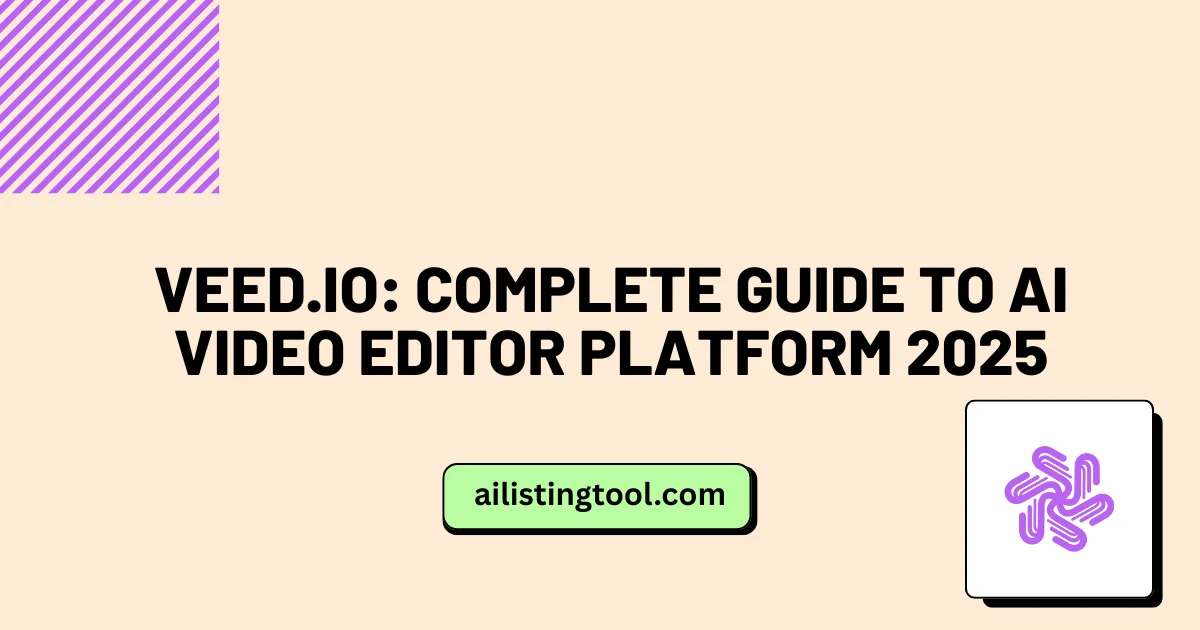 VEED.io: Complete Guide to AI Video Editor Platform 2025