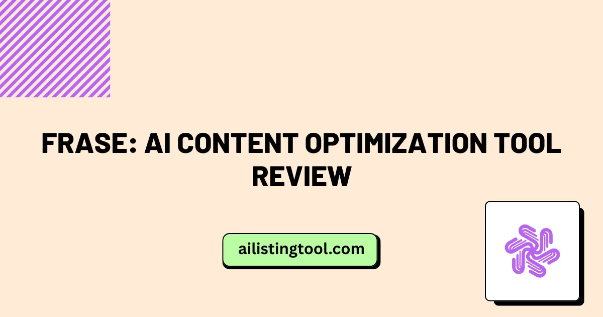 Frase: AI Content Optimization Tool Review
