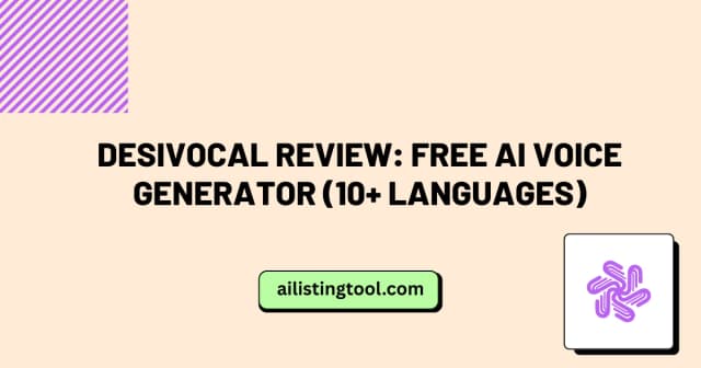 DesiVocal Review: Free AI Voice Generator (10+ Languages)